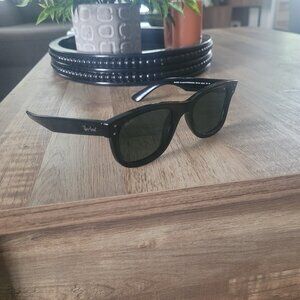 Rayban Unisex Black Resin Frame Sunglasses